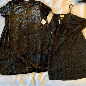 Two NWT little black dresses | Sz L